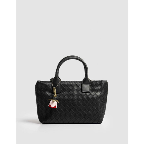 Cartera City Trenzada Negro