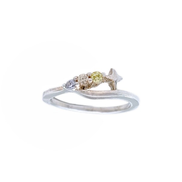 Anillo Estrella-Plata 925-Piedra Zirconia Varias-AN3250 conpiedra
