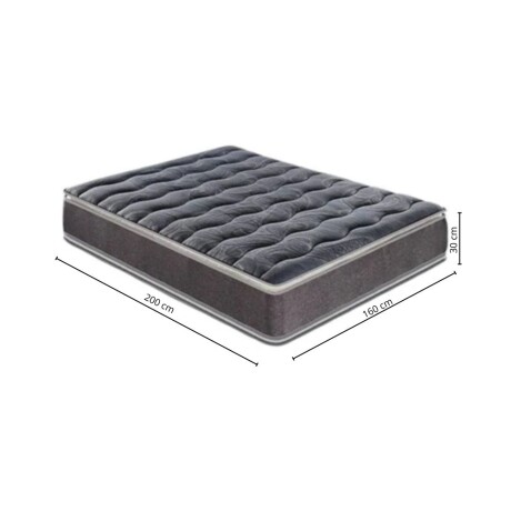 Colchon de resortes Queen Hamptons Silver Colchon de resortes Queen Hamptons Silver