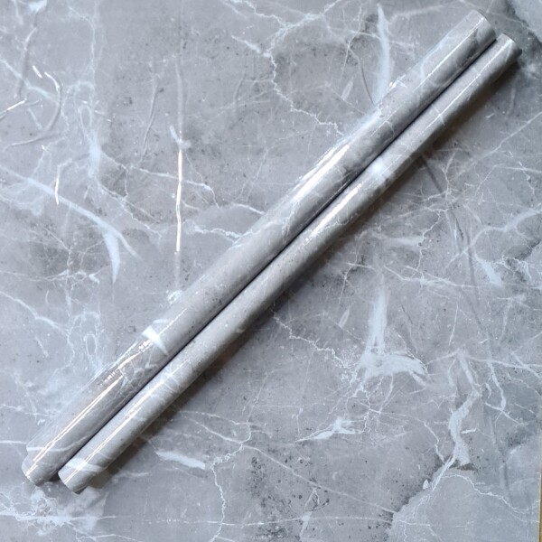 Papel Adhesivo Empapelar Lavable Símil Mármol 60 Cm Variante Mármol Color Gris