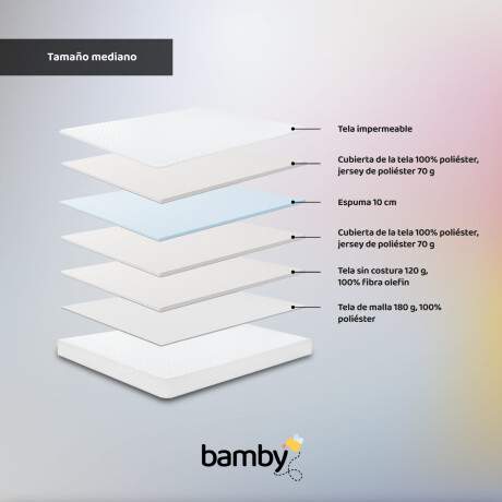 Colchon Cuna Bebe Impermeable Memory 130x70x10 Medium Colchon Cuna Bebe Impermeable Memory 130x70x10 Medium