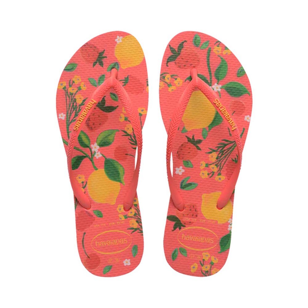 Sandalias Havaianas Slim Summer Bliss Mujer Coral Tropical