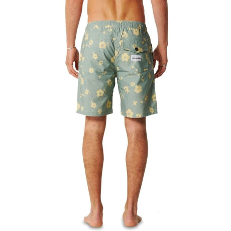 Boardshort Critical Slide Splatter 17'' Verde