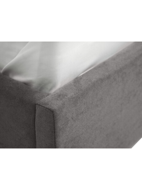 Estructura cama HASLEV 2 Plazas 140x200 gris osc Estructura cama HASLEV 2 Plazas 140x200 gris osc