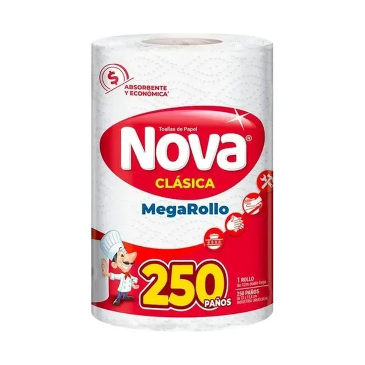 NOVA MEGAROLLO 250 PAÑOS X1 