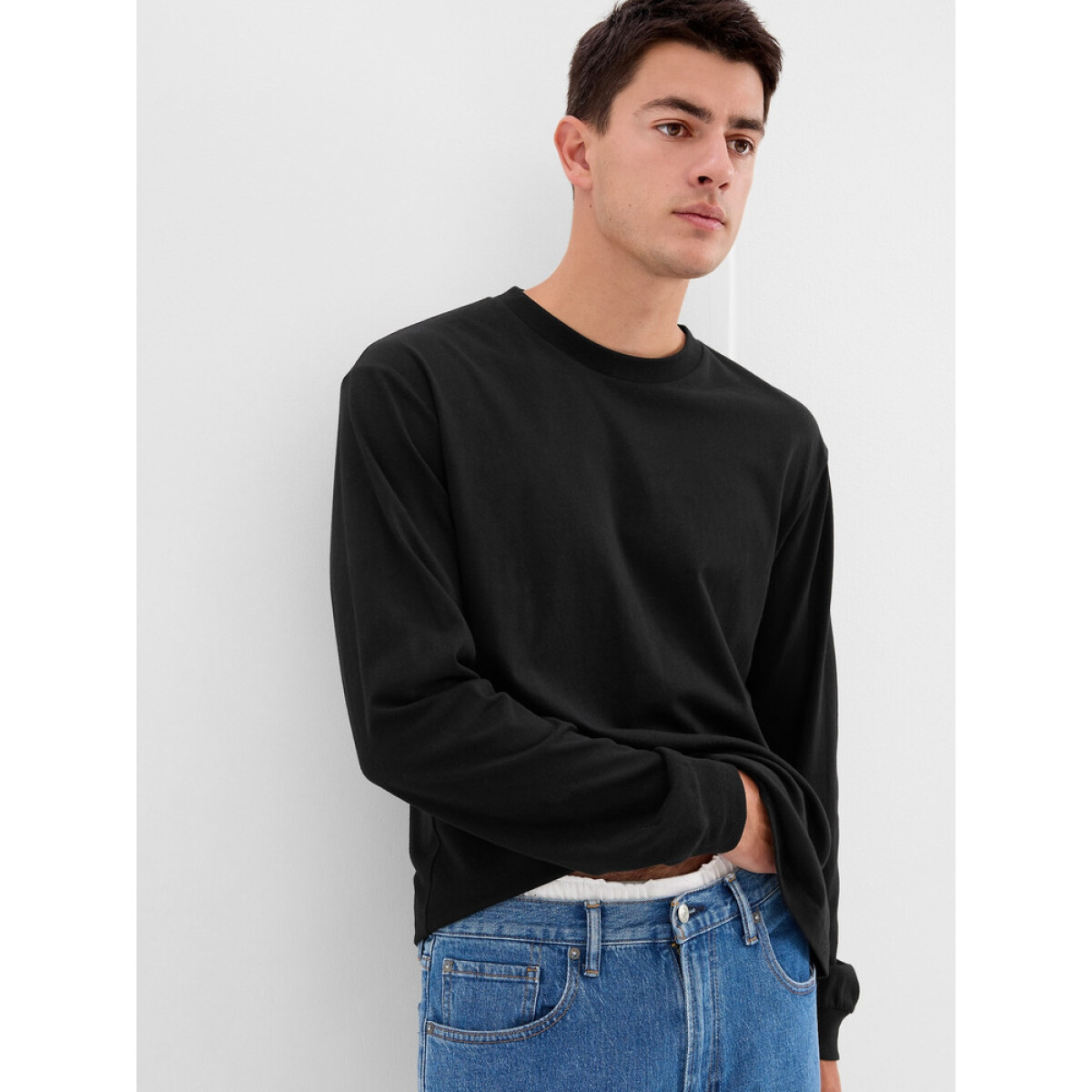 LS CREW ORGANIC - TRUE BLACK 