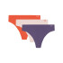 UA PURE STRETCH NO SHOW THONG-SOLID 3PK-PNK PPL-520