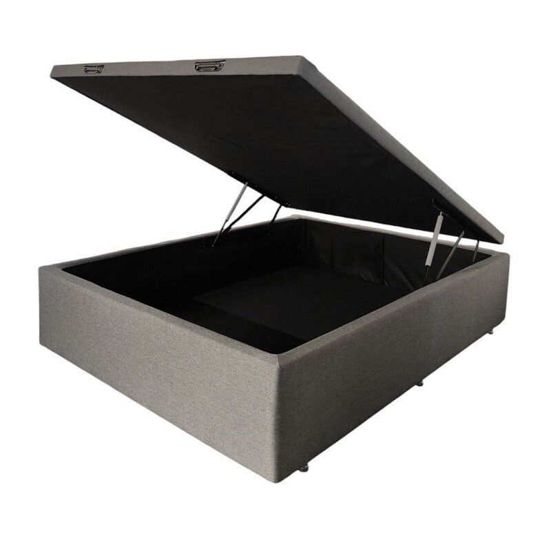 Box Baúl Lino Gris 1 Plaza 88x188x045
