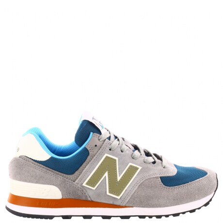 Championes de Hombre New Balance Life Style Gris - Azul Cobalto - Blanco