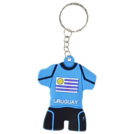 Llavero de camiseta de Uruguay Llavero de camiseta de Uruguay