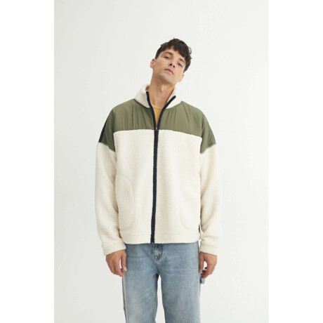 Campera sherpa March Crudo