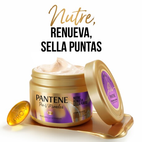 Pantene Mascarilla Intensiva Nutre Renueva Sella Puntas 300ml – Reparación Profunda de Puntas Pantene Mascarilla Intensiva Nutre Renueva Sella Puntas 300ml – Reparación Profunda de Puntas