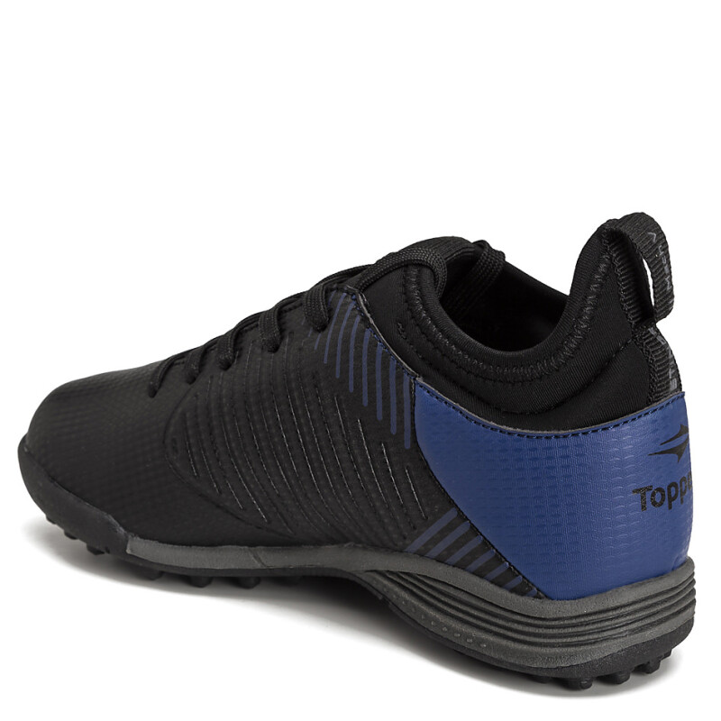 Championes de Fútbol 5 Infantiles Topper Stingray II Mach Negro - Azul - Gris