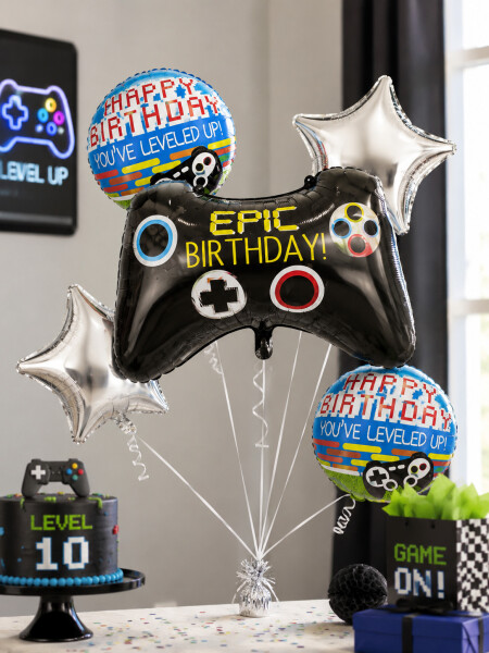 GLOBOS GAMER SET X 5 MULTICOLOR
