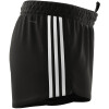 Short Adidas PACER 3S de Mujer - DU3502 Negro-blanco