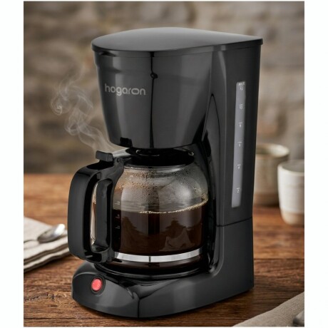 Cafetera De Goteo HOGARON HGCF18BK 1.8L 950W Capacidad 12-14 Tazas Filtro Reutilizable Función Mantener Caliente Cafetera De Goteo HOGARON HGCF18BK 1.8L 950W Capacidad 12-14 Tazas Filtro Reutilizable Función Mantener Caliente
