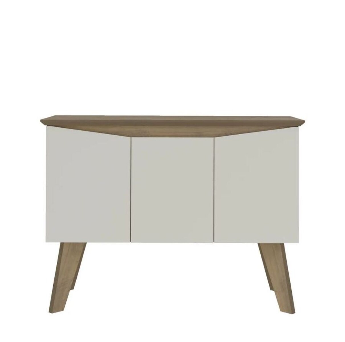 Aparador Mdf Blanco Malaga Blan/nat 