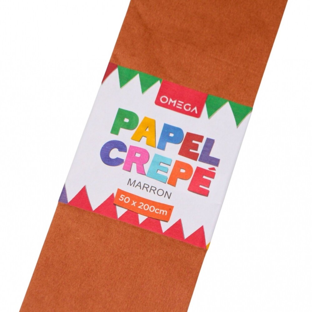 PAPEL CREPE 2MTS.X0.50 COLOR MARRÓN
