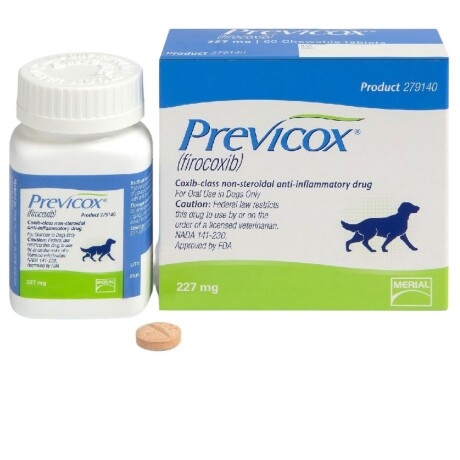 PREVICOX 227 MG FRASCO * 60 COMPRIMIDOS Previcox 227 Mg Frasco * 60 Comprimidos