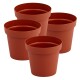 Set x4 Maceta 1,5 lts TERRACOTA
