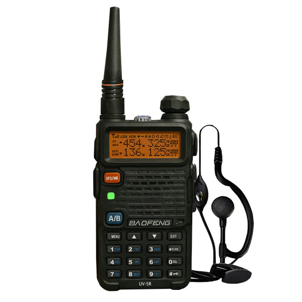 Handy Radio Transmisor Baofeng Bf-uv-5r Vox Dual Band 1800 Bandas De Frecuencia 400-480 Mhz Color Negro Handy Radio Transmisor Baofeng Bf-uv-5r Vox Dual Band 1800 Bandas De Frecuencia 400-480 Mhz Color Negro