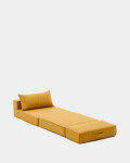 Puf cama convertible Arty mostaza 70 x 89 (200) cm Puf cama convertible Arty mostaza 70 x 89 (200) cm