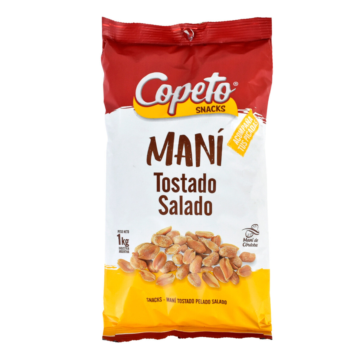 Snack maní tostado pelado Copeto c/sal 1k 