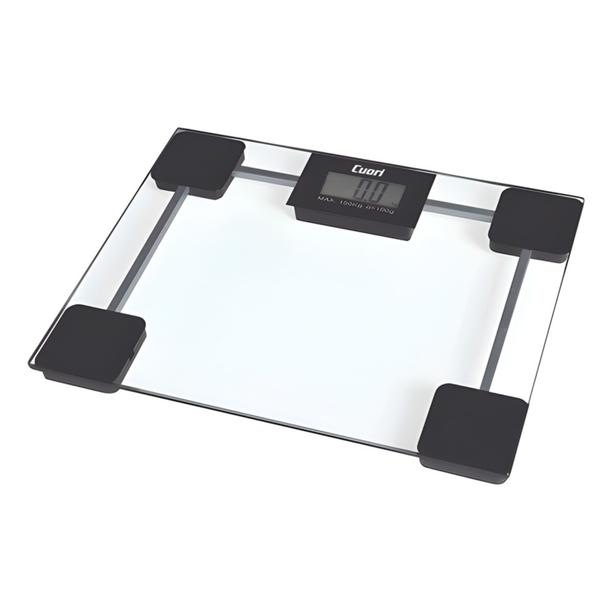 Balanza de baño digital Cuori máximo 150kg - Negro 