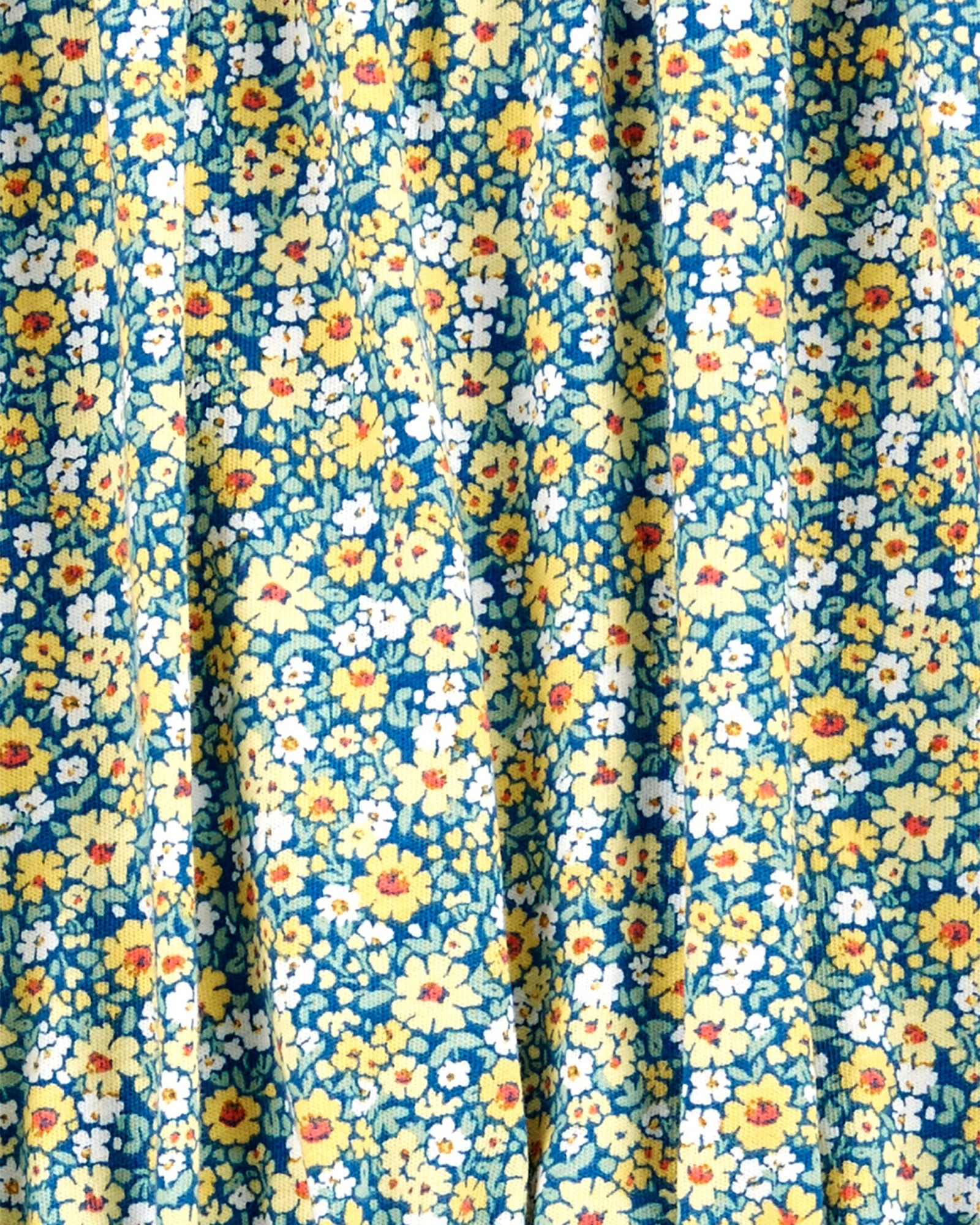 Blusa de jersey fruncido diseño floral Sin color