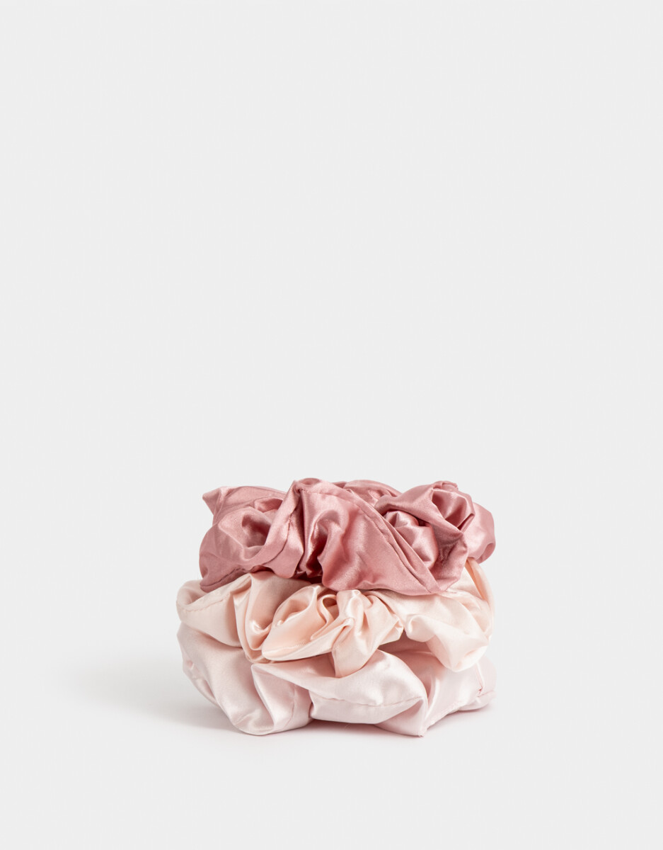 Set De Scrunchies Tricolor 