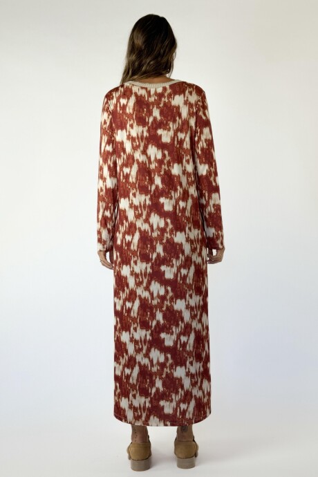 VESTIDO NICOLETTA Ladrillo