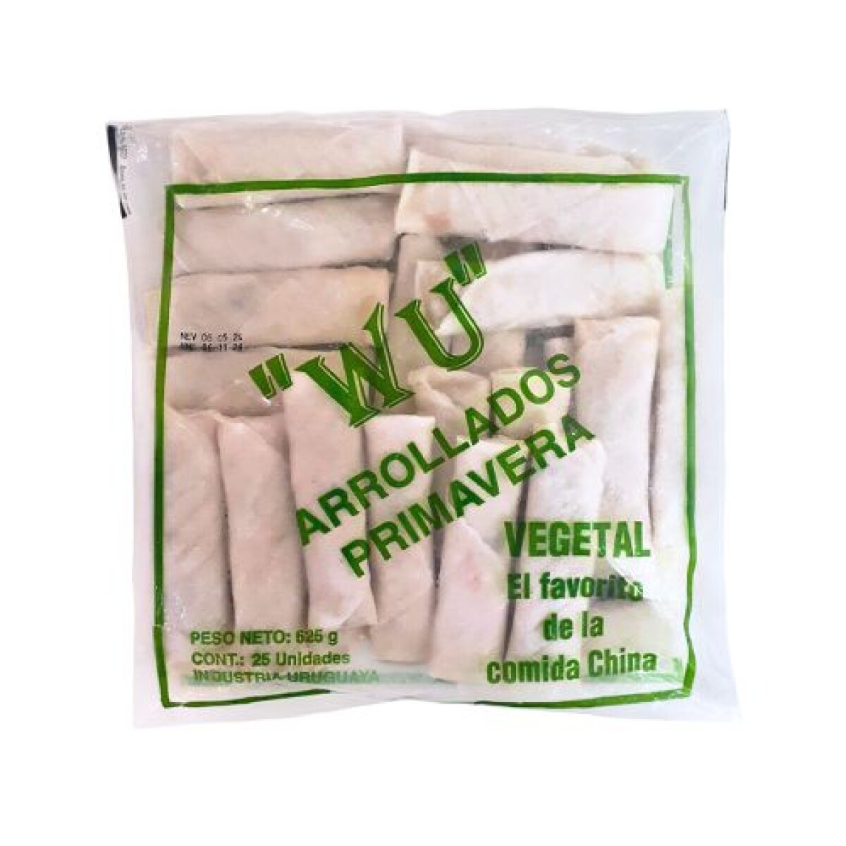 Arrollados primavera Vegetales Wu - 25 ud. - 625 g 