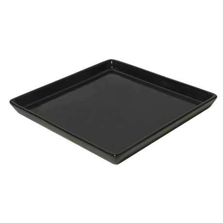 PLATO CUADRADO CERAMICA NEGRO 15X15X2CM 1884-QW021 Q84 PLATO CUADRADO CERAMICA NEGRO 15X15X2CM 1884-QW021 Q84