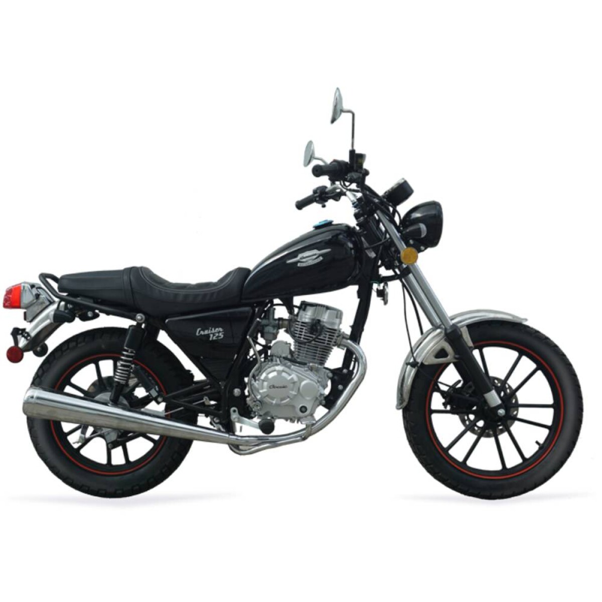 Moto Baccio Cruiser 125 - Negro 