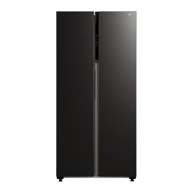 Heladera con freezer inverter Midea MDRS619GFR28 color negro con capacidad de 482L Heladera Con Freezer Inverter Midea Mdrs619gfr28 Color Negro Con Capacidad De 482l