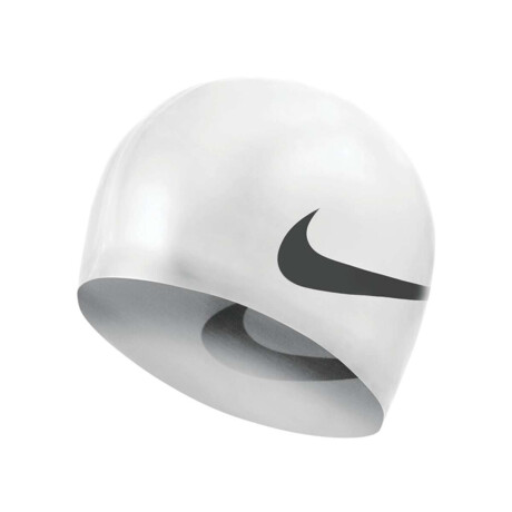 Gorro de Natación Nike Solid Unisex Blanco