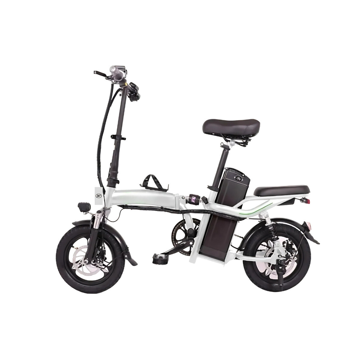 Bicicleta electrica GoGreen Peter Pan Plegable 250w 7.8Ah - Color Blanco 