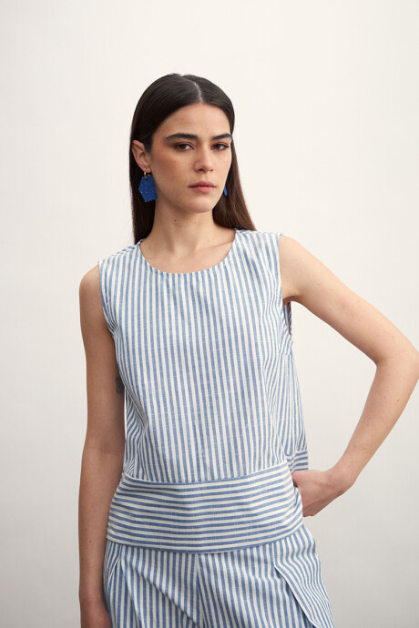 Blusa Mar Azul