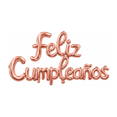 Globos Feliz Cumpleaños Rosados