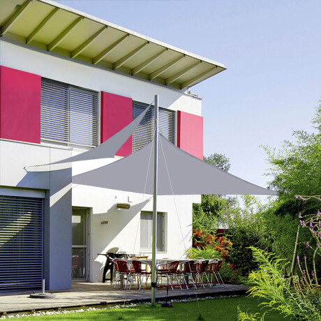 Lona Toldo Vela Rectangular Filtro Uv 3X4m Sombra Negro