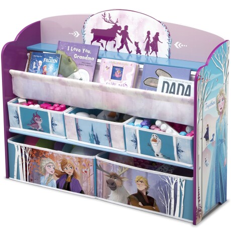 Organizador de Libros y Juguetes Deluxe Disney Frozen 2 LILA-CELESTE-BLANCO