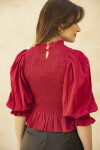 BLUSA OFELIA MAXI RASPBERRY BLUSA OFELIA MAXI RASPBERRY
