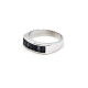 Anillo En Oro Blanco 18K Con Zafiros Baguette Anillo En Oro Blanco 18K Con Zafiros Baguette