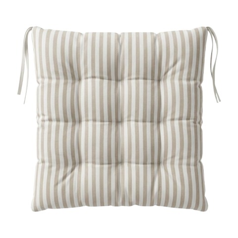 COJIN CUAD CUARILLE BEIGE P/SILLA 40X40CM Unica