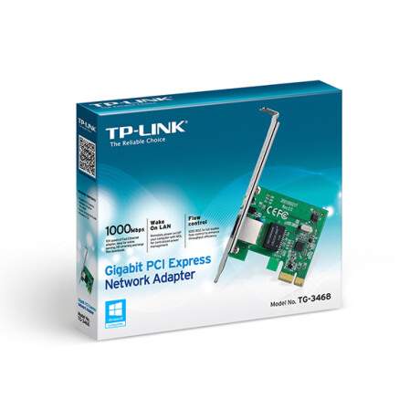 Tarj PCI-E Red 10/100/1000 Mb TG-3468 TP-LINK 3588
