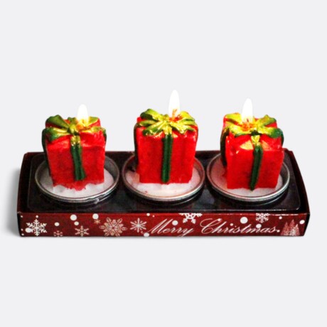 Set De Velas Navideñas Obsequios
