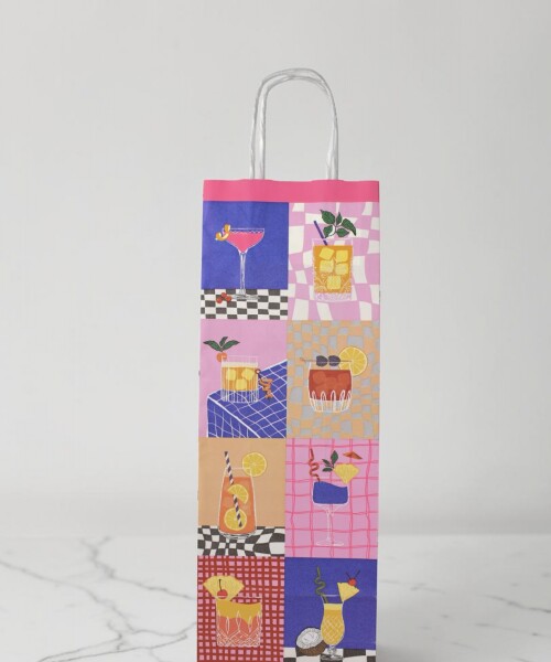 Bolsa 14x08x40 cm COKTAILS