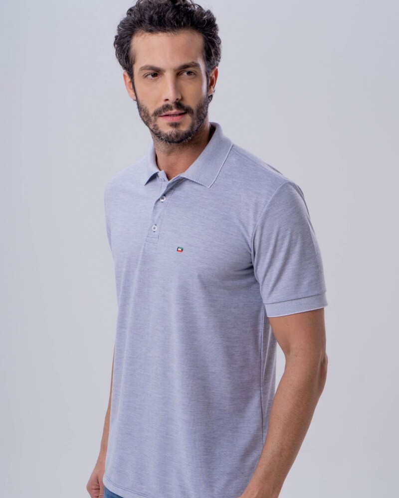 Polo Gris Claro Ezm U
