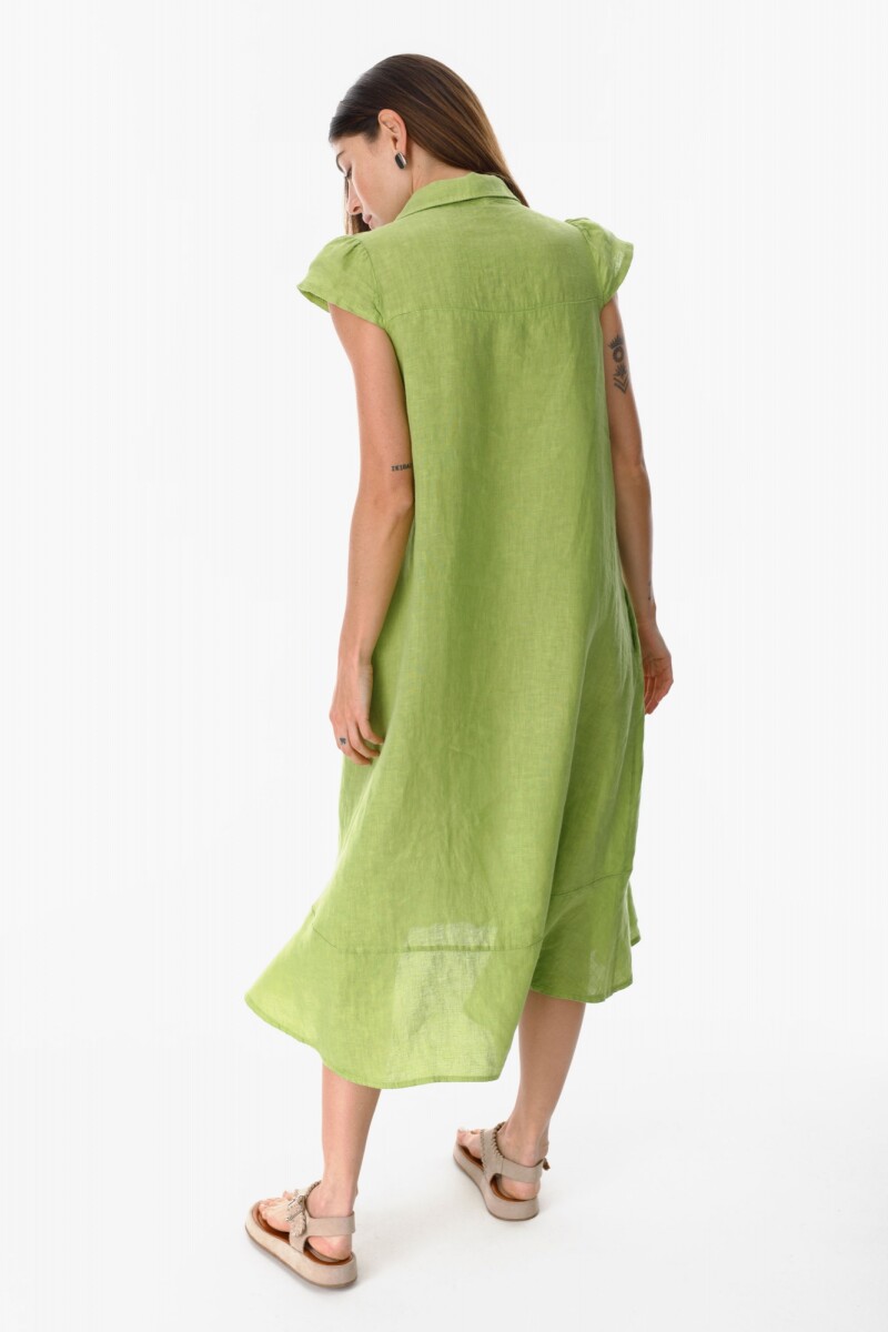 Vestido New Budha Verde Pistacho