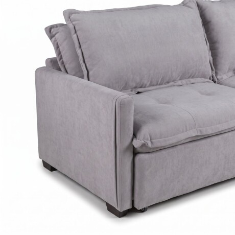 Sofá Cama Oliver - Tela Microfibra 12091 (Gris)